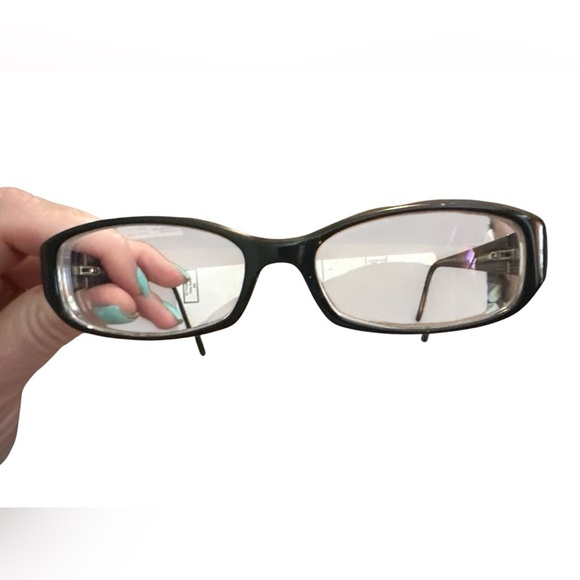 Black Glasses with Rhinestone Drangonfly - Picture 2 of 6